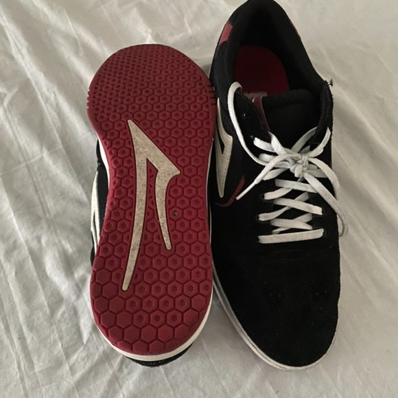 Lakai Atlantic Black / Red Vincent Alvarez Skate Shoes - Picture 3 of 3